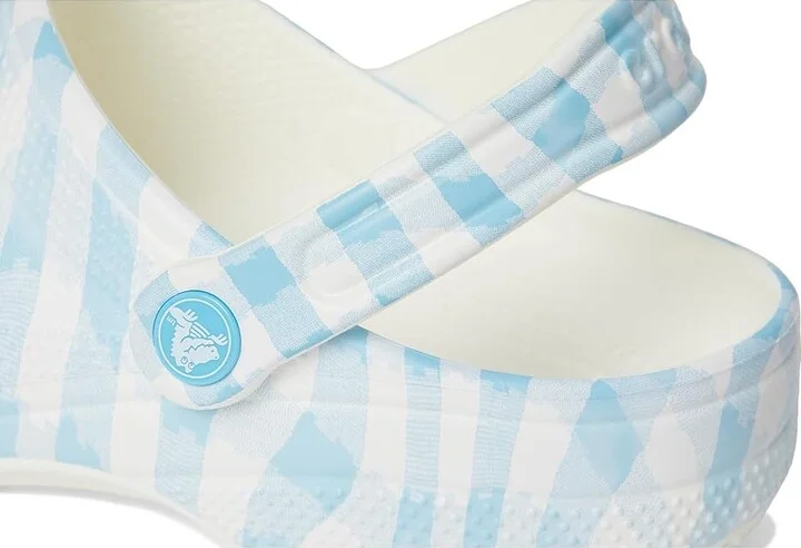 Crocs Classic Clog - Seasonal Graphic Clog Shoes White/Blue 1 : Men's 4 - Women's 6 Medium, EVA - Image 7