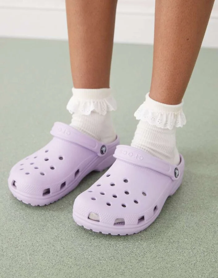 Crocs classic clogs in lavender