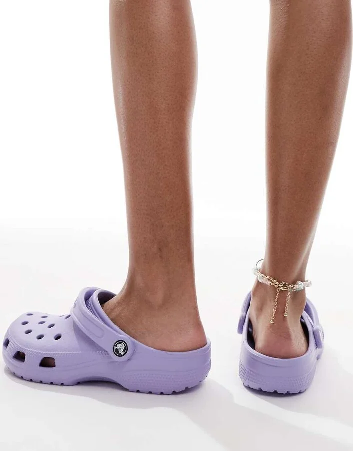 Crocs Classic clogs in mystic purple - Image 4