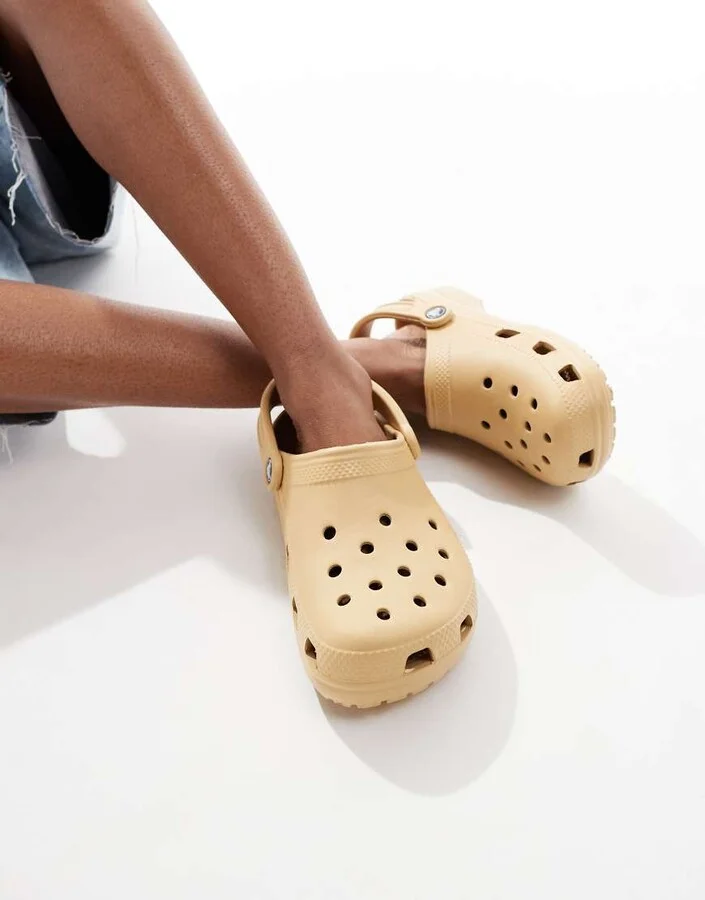 Crocs classic clogs in yellow