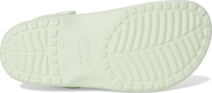 Crocs Classic Clogs with Floral Cut Out Design Slippers Jade Tint : Men's 2 - Women's 4 Medium, Rubber/Vinyl - Image 3