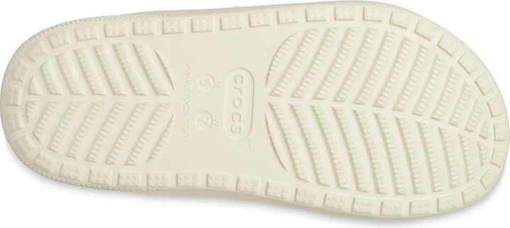 Crocs Classic Cozzzy Sandals Shoes Bone/Mushroom : Men's 10 - Women's 12 Medium, Textile - Image 3