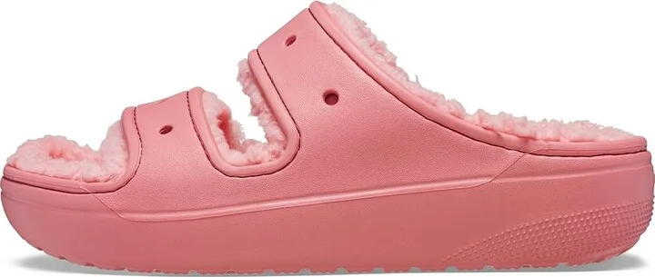 Crocs Classic Cozzzy Sandals Shoes Hot Blush : Men's 4 - Women's 6 Medium, Textile - Image 6