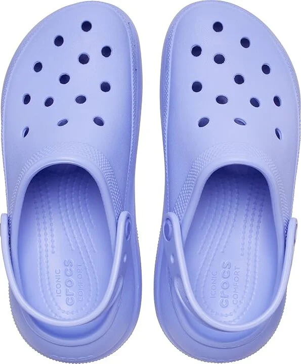 Crocs Classic Crush Clog Shoes Digital Violet : Men's 7 - Women's 9 Medium, EVA - Image 2