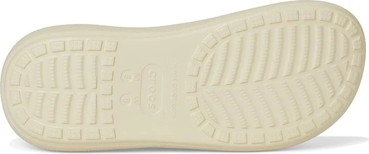 Crocs Classic Crush Sandal Shoes Bone : Men's 10 - Women's 12 Medium, Synthetic - Image 3