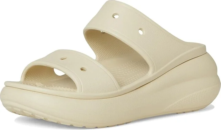 Crocs Classic Crush Sandal Shoes Bone : Men's 10 - Women's 12 Medium, Synthetic - Image 5
