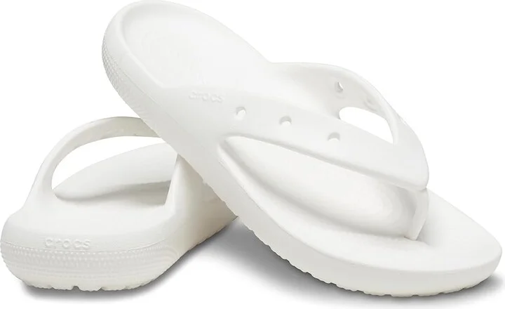 Crocs Classic Flip 2.0 Shoes White : Men's 10 - Women's 12 Medium