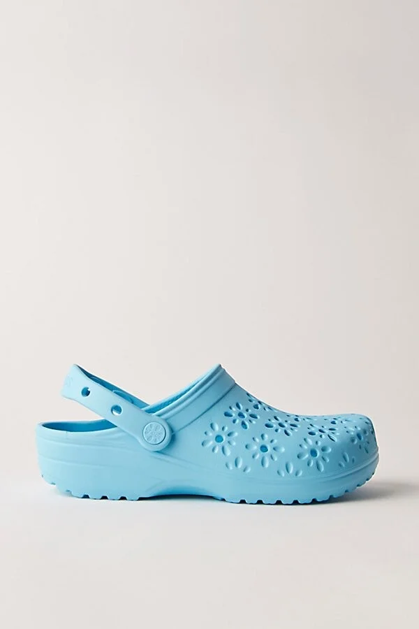 Crocs Classic Floral Cut Clogs - Image 2