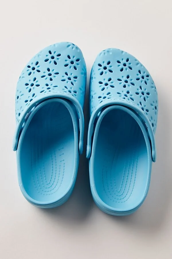Crocs Classic Floral Cut Clogs - Image 3