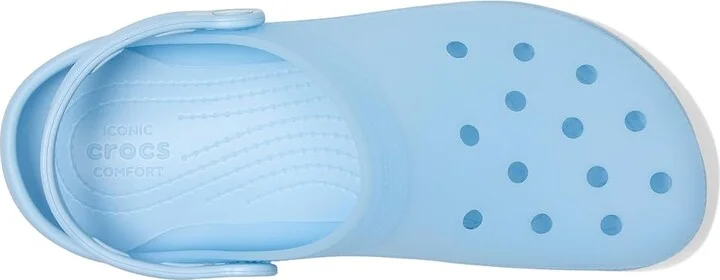 Crocs Classic Frosted Clog Slippers Blue Calcite : Men's 6 - Women's 8 Medium, EVA - Image 2