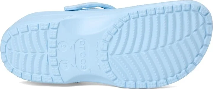 Crocs Classic Frosted Clog Slippers Blue Calcite : Men's 6 - Women's 8 Medium, EVA - Image 3