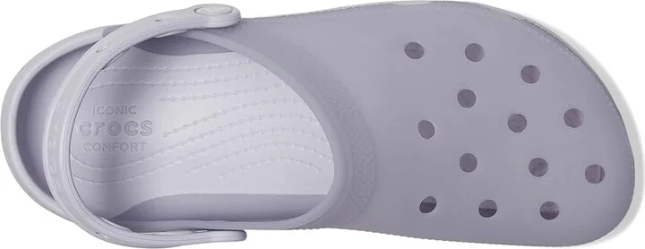 Crocs Classic Frosted Clog Slippers Purple Moon : Men's 7 - Women's 9 Medium, EVA - Image 2
