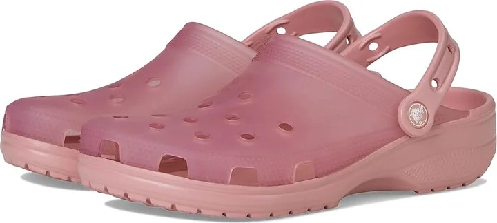 Crocs Classic Frosted Clog Slippers Rosette : Men's 8 - Women's 10 Medium, EVA