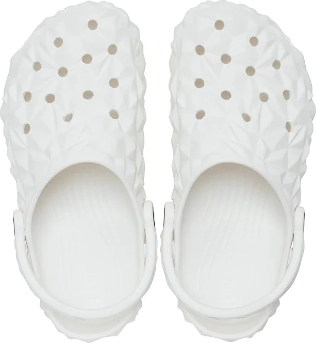 Crocs Classic Geometric Clog Clog Shoes White : Men's 10 - Women's 12 Medium, EVA - Image 2