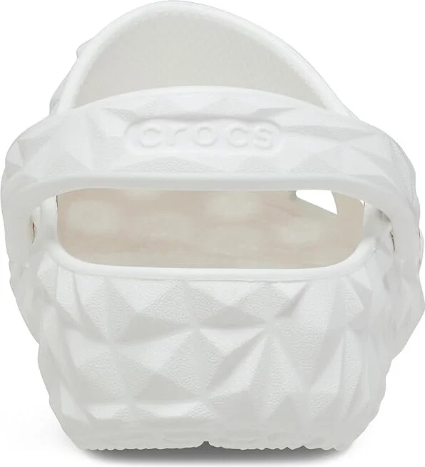 Crocs Classic Geometric Clog Clog Shoes White : Men's 10 - Women's 12 Medium, EVA - Image 4