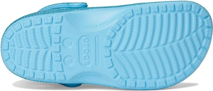Crocs Classic Glitter Clogs Slippers Tinted Glass : Men's 4 - Women's 6 Medium, Vinyl - Image 3