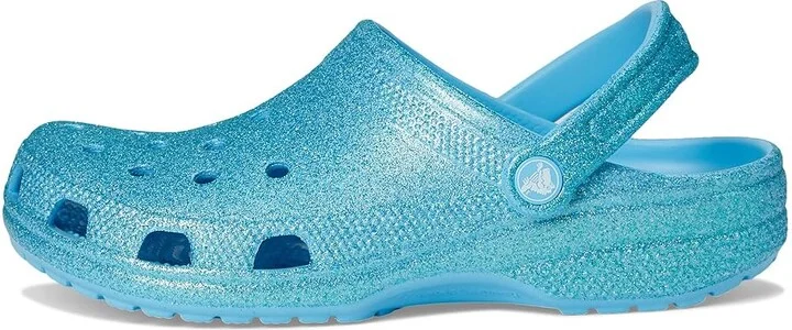 Crocs Classic Glitter Clogs Slippers Tinted Glass : Men's 4 - Women's 6 Medium, Vinyl - Image 6