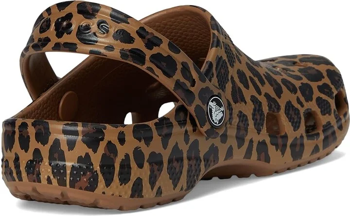 Crocs Classic Graphic Clogs Clog Shoes Sepia/Leopard : Men's 4 - Women's 6 Medium, EVA - Image 4
