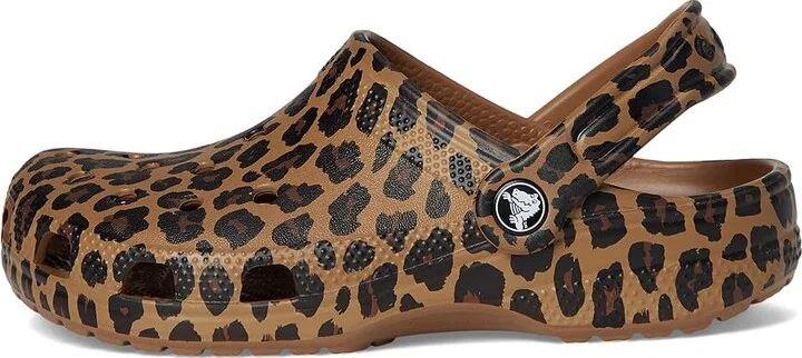Crocs Classic Graphic Clogs Clog Shoes Sepia/Leopard : Men's 4 - Women's 6 Medium, EVA - Image 6