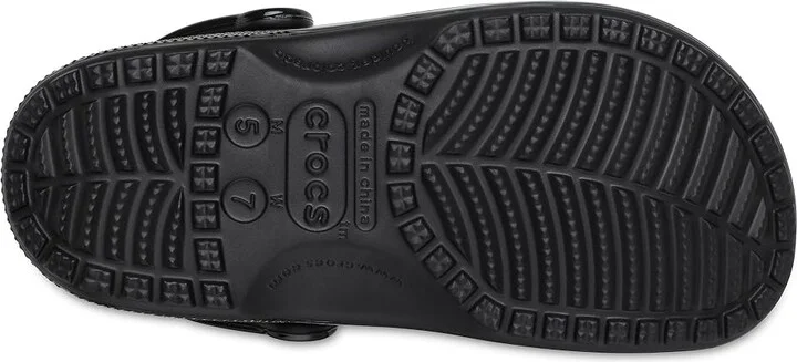 Crocs Classic High Shine Clog Shoes Black High Shine : Men's 2 - Women's 4 Medium, Synthetic - Image 3
