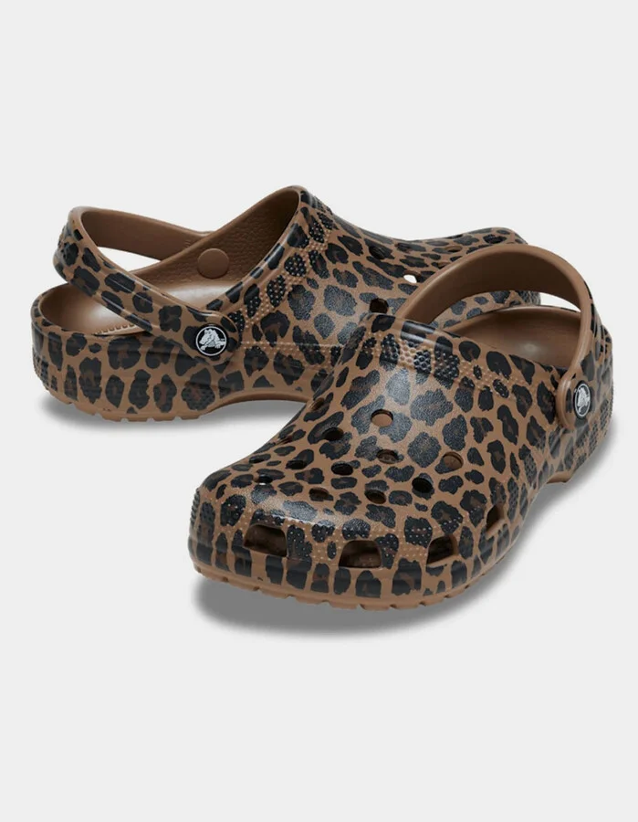 CROCS Classic Leopard Print Clogs - Image 2