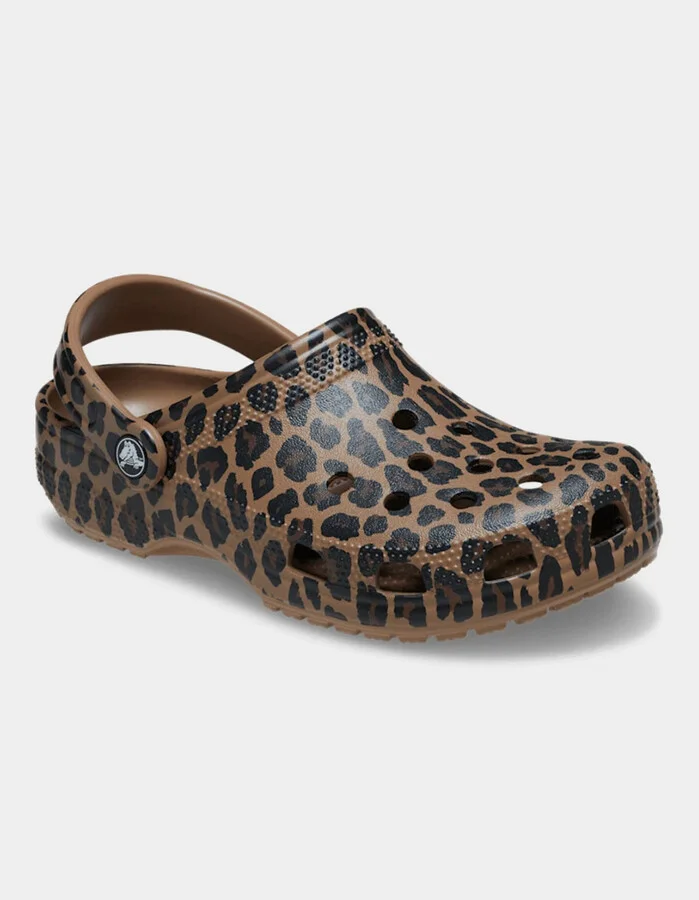 CROCS Classic Leopard Print Clogs - Image 4