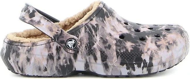 Crocs Classic Lined Bleach Dye Clogs