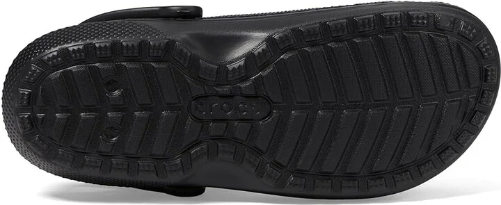 Crocs Classic Lined Clog Clog Shoes Black/Black : Men's 5 - Women's 7 Medium, EVA - Image 4
