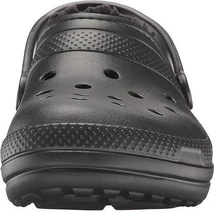 Crocs Classic Lined Clog Clog Shoes Black/Black : Men's 5 - Women's 7 Medium, EVA - Image 6