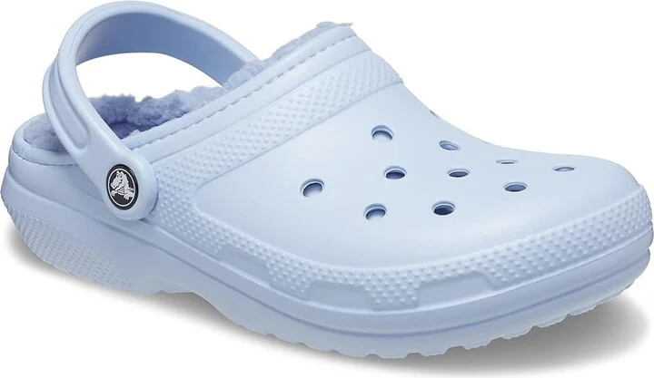 Crocs Classic Lined Clog Clog Shoes Blue Calcite : Men's 12 - Women's 14 Medium, EVA