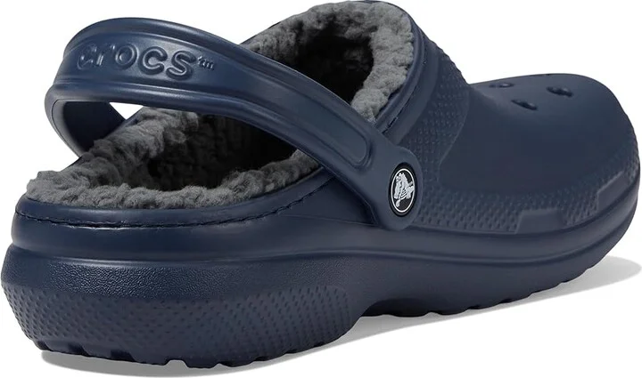 Crocs Classic Lined Clog Clog Shoes Navy/Charcoal : Men's 2 - Women's 4 Medium, EVA - Image 5
