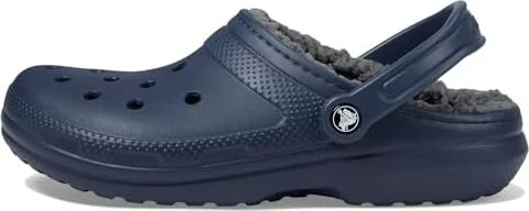 Crocs Classic Lined Clog Clog Shoes Navy/Charcoal : Men's 2 - Women's 4 Medium, EVA - Image 7