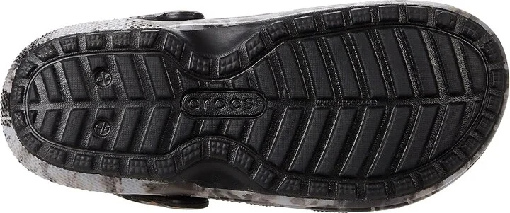 Crocs Classic Lined Tie-Dye Clog Shoes Black/Bleach Dye : Men's 4 - Women's 6 Medium - Image 3