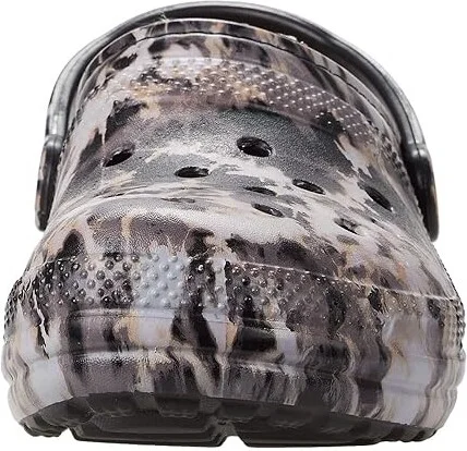 Crocs Classic Lined Tie-Dye Clog Shoes Black/Bleach Dye : Men's 4 - Women's 6 Medium - Image 5