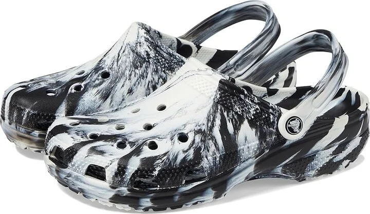Crocs Classic Marbled Tie-Dye Clog Clog Shoes 103 : Men's 2 - Women's 4 Medium, Synthetic