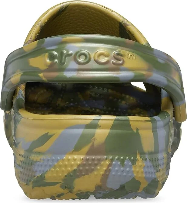 Crocs Classic Marbled Tie-Dye Clog Clog Shoes Aloe/Multi : Men's 3 - Women's 5 Medium, Synthetic - Image 4