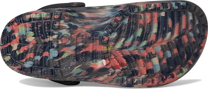 Crocs Classic Marbled Tie-Dye Clog Clog Shoes Black Sand/Multi : Men's 3 - Women's 5 Medium, Synthetic - Image 3
