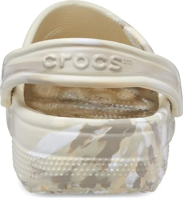 Crocs Classic Marbled Tie-Dye Clog Clog Shoes Bone/Multi : Men's 13 - Women's 15 Medium, Synthetic - Image 7