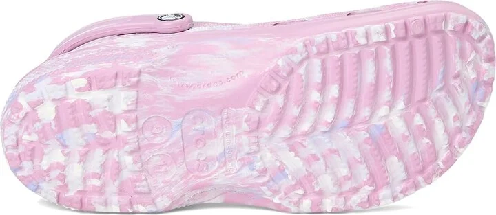 Crocs Classic Marbled Tie-Dye Clog Clog Shoes Hydrangea/Multi : Men's 5 - Women's 7 Medium, Synthetic - Image 3