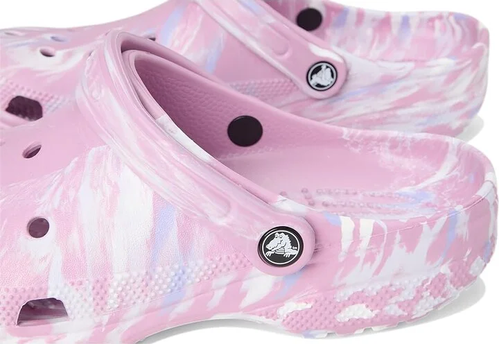Crocs Classic Marbled Tie-Dye Clog Clog Shoes Hydrangea/Multi : Men's 5 - Women's 7 Medium, Synthetic - Image 7