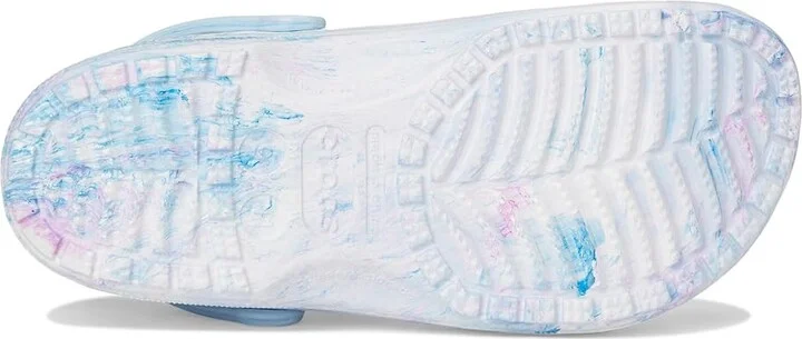 Crocs Classic Marbled Tie-Dye Clog Clog Shoes Oxygen Swirl : Men's 13 - Women's 15 Medium, Synthetic - Image 3