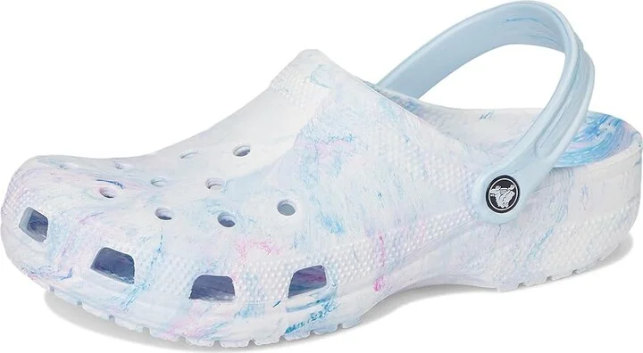 Crocs Classic Marbled Tie-Dye Clog Clog Shoes Oxygen Swirl : Men's 13 - Women's 15 Medium, Synthetic - Image 5