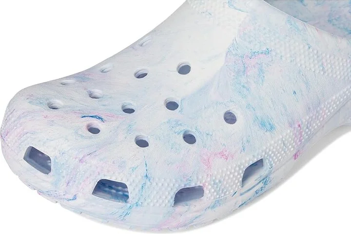 Crocs Classic Marbled Tie-Dye Clog Clog Shoes Oxygen Swirl : Men's 13 - Women's 15 Medium, Synthetic - Image 7