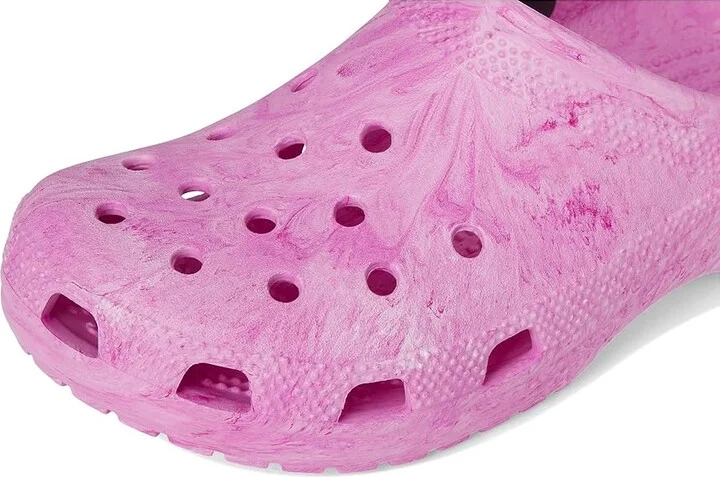 Crocs Classic Marbled Tie-Dye Clog Clog Shoes Pink Swirl : Men's 6 - Women's 8 Medium, Synthetic - Image 7