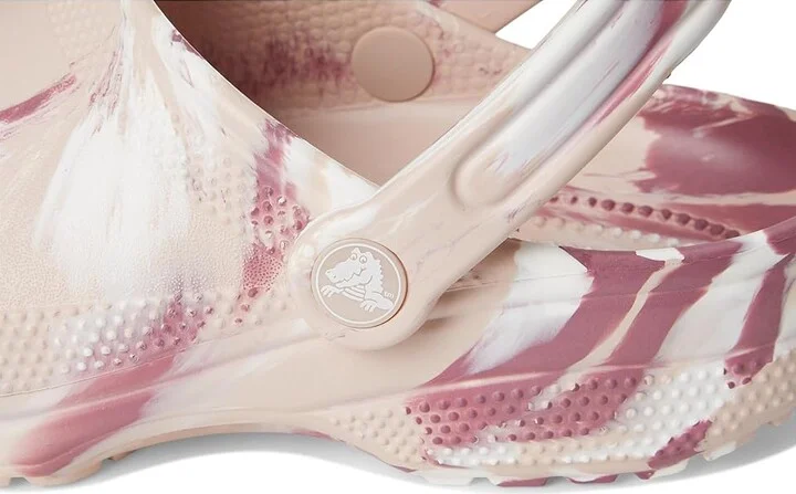 Crocs Classic Marbled Tie-Dye Clog Clog Shoes Quartz/Multi : Men's 2 - Women's 4 Medium, Synthetic - Image 7