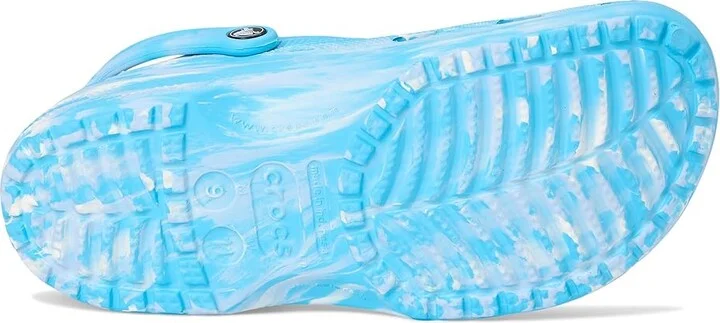 Crocs Classic Marbled Tie-Dye Clog Clog Shoes Tinted Glass/Multi : Men's 6 - Women's 8 Medium, Synthetic - Image 3