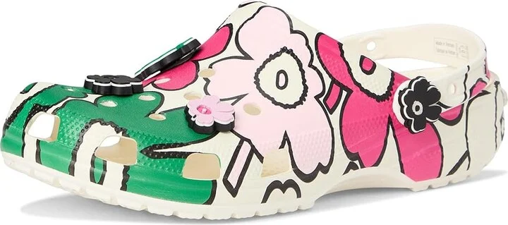 Crocs Classic Marimekko Clog Slippers : Men's 10 - Women's 12 Medium, Synthetic/Vinyl - Image 5