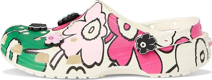 Crocs Classic Marimekko Clog Slippers : Men's 10 - Women's 12 Medium, Synthetic/Vinyl - Image 6