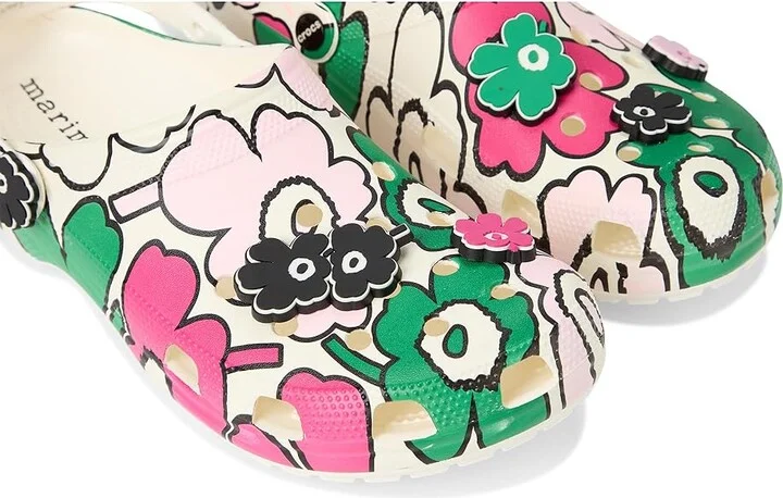 Crocs Classic Marimekko Clog Slippers : Men's 10 - Women's 12 Medium, Synthetic/Vinyl - Image 7