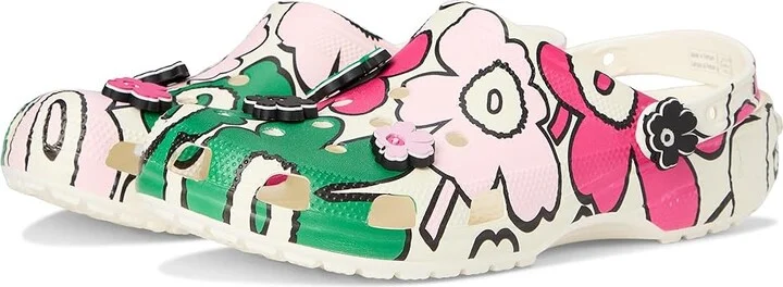 Crocs Classic Marimekko Clog Slippers : Men's 10 - Women's 12 Medium, Synthetic/Vinyl